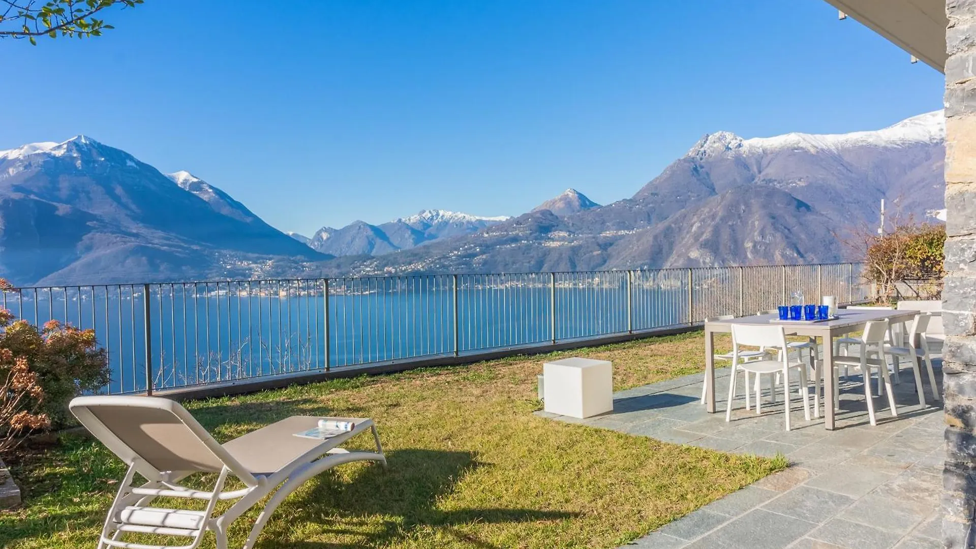 The Patio Over Varenna Perledo Italy